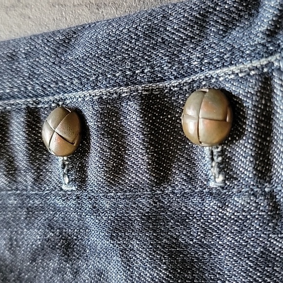 ANLO jeans with ankle button detail Dark Wash  size 29 - Picture 15 of 15